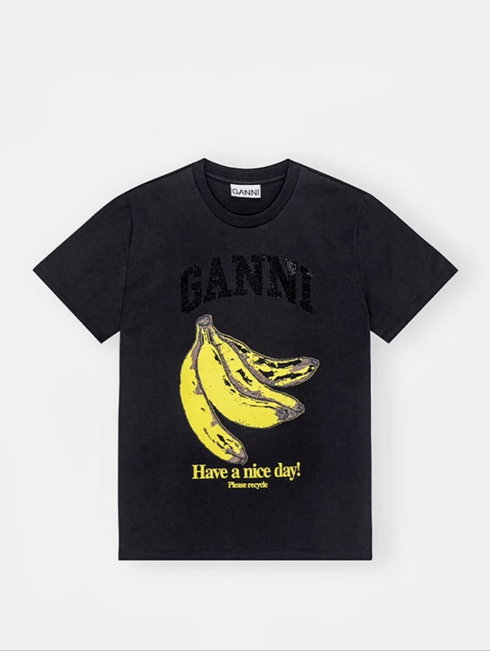 Ganni Banana Cotton Top